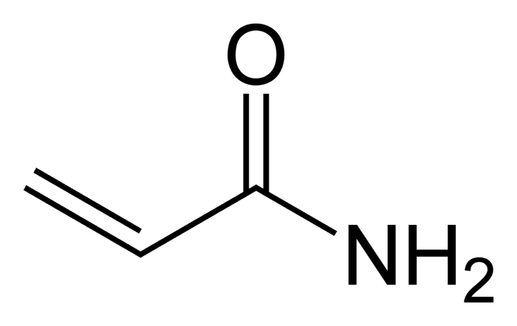 Acrylamide is produced when coffee is roasted